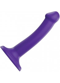 Фиолетовый фаллоимитатор-насадка Strap-On-Me Dildo Dual Density size S - 17 см. - Strap-on-me - купить с доставкой в Рубцовске