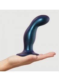 Темно-синяя насадка Strap-On-Me Dildo Plug Snaky size M - Strap-on-me - купить с доставкой в Рубцовске