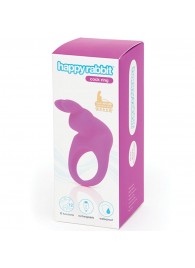 Фиолетовое эрекционное виброкольцо Happy Rabbit Rechargeable Rabbit Cock Ring - Happy Rabbit - в Рубцовске купить с доставкой