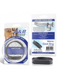 Кольцо на пенис из искусственной кожи на липучке VELCRO COCK RING - 5 см. - BlueLine - в Рубцовске купить с доставкой
