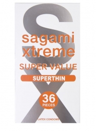 Ультратонкие презервативы Sagami Xtreme Superthin - 36 шт. - Sagami - купить с доставкой в Рубцовске