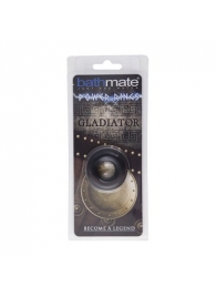 Чёрное эрекционное кольцо Gladiator - Bathmate - в Рубцовске купить с доставкой