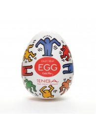 Мастурбатор-яйцо Keith Haring EGG DANCE - Tenga - в Рубцовске купить с доставкой