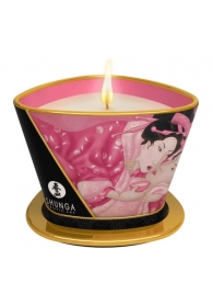 Массажная свеча Rose Petals с ароматом розы - 170 мл. - Shunga - купить с доставкой в Рубцовске