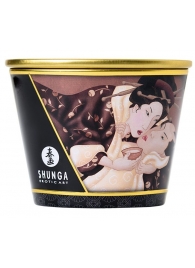 Массажная свеча Intoxicatin Chocolate с ароматом шоколада - 170 мл. - Shunga - купить с доставкой в Рубцовске
