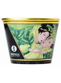 Массажная свеча Exotic Green Tea с ароматом зелёного чая - 170 мл. - Shunga - купить с доставкой в Рубцовске