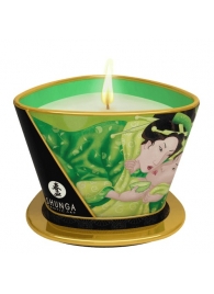Массажная свеча Exotic Green Tea с ароматом зелёного чая - 170 мл. - Shunga - купить с доставкой в Рубцовске