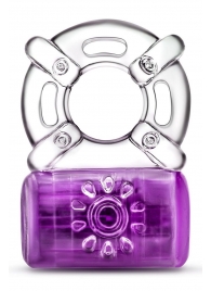 Фиолетовое эрекционное виброкольцо One Night Stand Vibrating C-Ring - Blush Novelties - в Рубцовске купить с доставкой