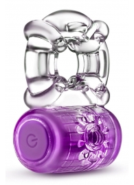 Фиолетовое эрекционное виброкольцо One Night Stand Vibrating C-Ring - Blush Novelties - в Рубцовске купить с доставкой