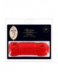 Красная веревка для фиксации - 10 м. - Sweet Caress - купить с доставкой в Рубцовске