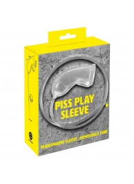 Прозрачная насадка на пенис Piss Play Sleeve для игр с мочеиспусканием - Orion - купить с доставкой в Рубцовске