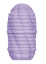 Сиреневый мастурбатор-яйцо Smooth Stripes - Baile - в Рубцовске купить с доставкой