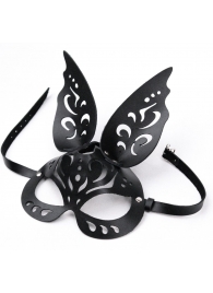 Черная ажурная маска  Зайка  с ушками - Crazy Handmade - купить с доставкой в Рубцовске