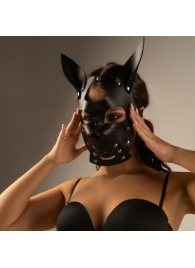 Черная маска  Собака  с ушками - Crazy Handmade - купить с доставкой в Рубцовске