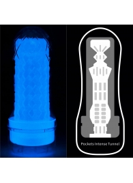 Светящийся в темноте мастурбатор Lumino Play Masturbator Pocketed - Lovetoy - в Рубцовске купить с доставкой