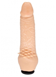 Телесная насадка-фаллос с шипами для массажа клитора - 17,8 см. - LOVETOY (А-Полимер) - купить с доставкой в Рубцовске