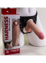 Страпон в подарочной упаковке: трусики с плугом и фаллоимитатор-насадка - 16 см. - LOVETOY (А-Полимер) - купить с доставкой в Рубцовске