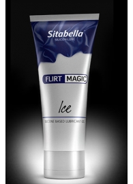 Силиконовая гель-смазка FLIRT MAGIC Ice с лёгким пролонгирующим эффектом - 75 мл. - Sitabella - купить с доставкой в Рубцовске