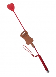 Стек с красным наконечником-сердечком - 70 см. - Sitabella - купить с доставкой в Рубцовске