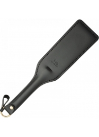Черная кожаная шлепалка SitaBlack - 30 см. - Sitabella - купить с доставкой в Рубцовске