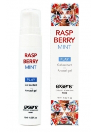 Возбуждающий гель Raspberry Mint с ароматом малины и мяты - 15 мл. - Exsens - купить с доставкой в Рубцовске