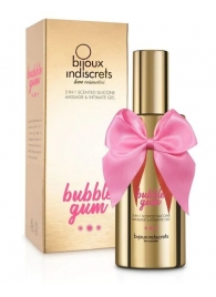 Гель с ароматом жвачки Bubblegum 2-in-1 Scented Silicone Massage And Intimate Gel - 100 мл. - Bijoux Indiscrets - купить с доставкой в Рубцовске