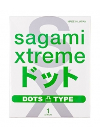 Презерватив Sagami Xtreme Type-E с точками - 1 шт. - Sagami - купить с доставкой в Рубцовске