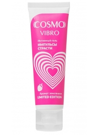 Возбуждающий гель на водно-силиконовой основе Cosmo Vibro с ароматом земляники - 50 гр. - Биоритм - купить с доставкой в Рубцовске