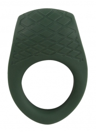 Зеленое эрекционное виброкольцо Luxurious Vibro Cock Ring - Orion - в Рубцовске купить с доставкой
