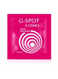Стимулирующий интимный крем для женщин Cosmo G-spot - 2 гр. - Биоритм - купить с доставкой в Рубцовске