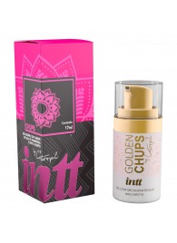 Возбуждающий гель Golden Chups с малиновым ароматом - 17 мл. - INTT - купить с доставкой в Рубцовске