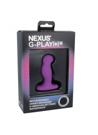 Фиолетовая вибровтулка Nexus G-Play+ M - Nexus Range - в Рубцовске купить с доставкой