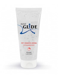 Лубрикант на водной основе Just Glide Strawberry с ароматом клубники - 200 мл. - Orion - купить с доставкой в Рубцовске