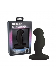 Черная вибровтулка Nexus G-Play+ L - Nexus Range - в Рубцовске купить с доставкой