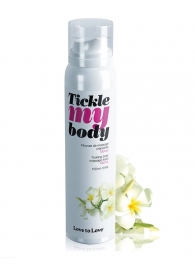 Массажная хрустящая пенка Tickle My Body Monoi с ароматом моной - 150 мл. - Love to Love - купить с доставкой в Рубцовске