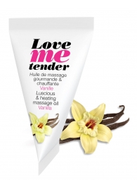 Съедобное согревающее массажное масло Love Me Tender Vanilla с ароматом ванили - 10 мл. - Love to Love - купить с доставкой в Рубцовске