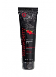 Интимный гель на водной основе Lube Tube Strawberry с клубничным вкусом - 100 мл. - ORGIE - купить с доставкой в Рубцовске