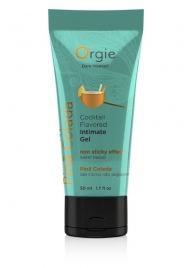 Съедобный интимный гель Orgie Lube Tube Cocktail Pina Colada - 50 мл. - ORGIE - купить с доставкой в Рубцовске