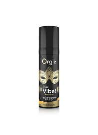 Съедобный гель Dual Vibe Pina Colada с эффектом вибрации и вкусом коктейля пина колада - 15 мл. - ORGIE - купить с доставкой в Рубцовске