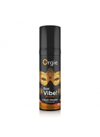 Съедобный гель Dual Vibe Sex On The Beach с эффектом вибрации и вкусом коктейля «секс на пляже» - 15 мл. - ORGIE - купить с доставкой в Рубцовске