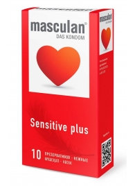 Презервативы Masculan Sensitive plus - 10 шт. - Masculan - купить с доставкой в Рубцовске