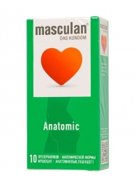 Презервативы анатомической формы Masculan Anatomic - 10 шт. - Masculan - купить с доставкой в Рубцовске