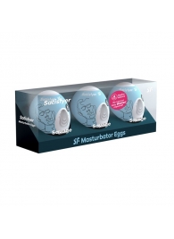 Набор из 3 мастурбаторов-яиц Satisfyer Savage - Satisfyer - в Рубцовске купить с доставкой