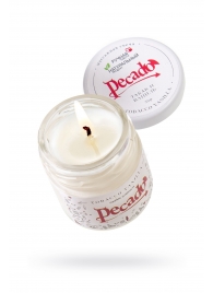 Массажная свеча Tobacco Vanilla - 35 мл. - Pecado - купить с доставкой в Рубцовске