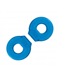 Комплект из двух колец для пениса 2-Pack Ultra-Stretch Stamina Endurance Ring - BlueLine - в Рубцовске купить с доставкой