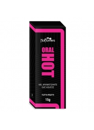 Гель для оральных ласк Oral Hot с согревающим эффектом - 15 гр. - HotFlowers - купить с доставкой в Рубцовске