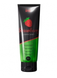 Смазка на водной основе с ароматом клубники Strawberry Lubricant - 100 мл. - INTT - купить с доставкой в Рубцовске