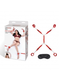 Красная фиксация на матрас Classic Bedspreader - Lux Fetish - купить с доставкой в Рубцовске