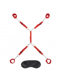 Красная фиксация на матрас Classic Bedspreader - Lux Fetish - купить с доставкой в Рубцовске