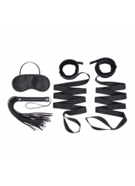 Эротический набор 4PC Bondage Bed Strap   Flogger Kit - Lux Fetish - купить с доставкой в Рубцовске